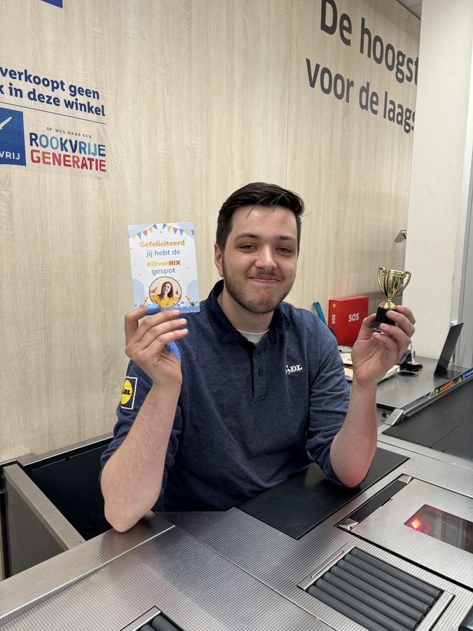 Winnaar Lidl Texel De Koog — Kid van NIX certificaat